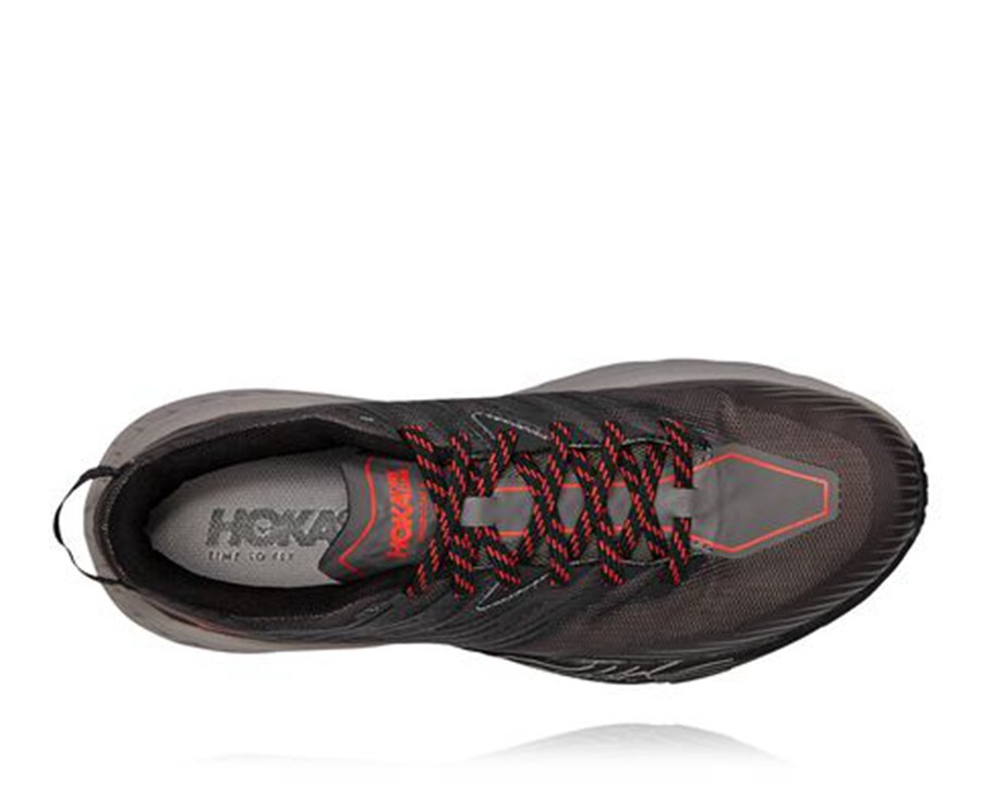 Zapatillas Trail Hoka One One Hombre - Speedgoat 4 - Negras - FNE967324